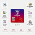 Placa NFC para perfil de Instagram (Diseño de la foto)