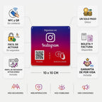 Placa NFC para perfil de Instagram (Diseño de la foto)