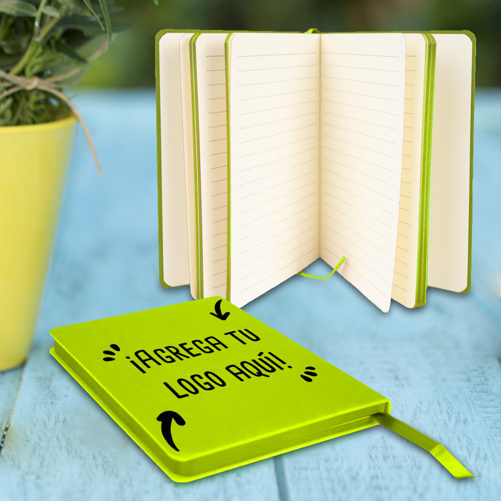 Libreta Premium PU eco cuero - greengraphic.cl