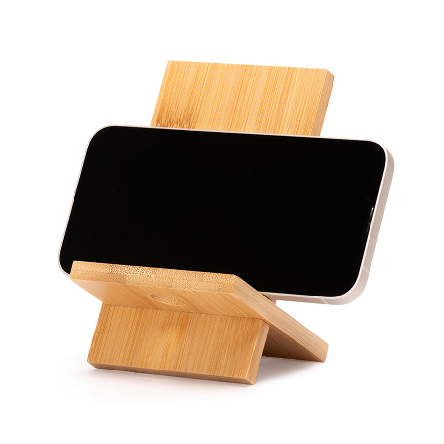 Soporte de Celular Bamboo Personalizable - greengraphic.cl