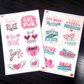 Sticker Frases Mujer - greengraphic.cl