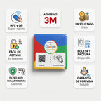 Placa NFC para reseñas de Google (Diseño de la foto)
