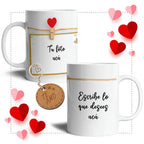 Tazón personalizado + Llavero día del Amor - greengraphic.cl