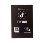 Stand NFC y QR para TikTok (Diseño de la foto)
