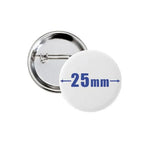 Chapita Alfiler 2,5 cm Personalizable - greengraphic.cl