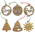 Adornos Navideños Personalizables MDF Troquelado - greengraphic.cl
