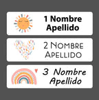 Stickers rectangulares con Nombre Personalizable - greengraphic.cl