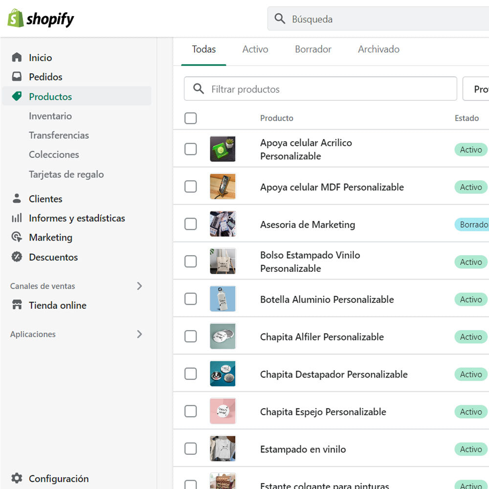 Tienda Online en Shopify - greengraphic.cl