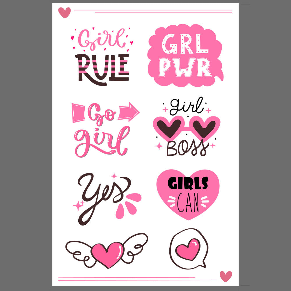 Sticker Frases Mujer - greengraphic.cl